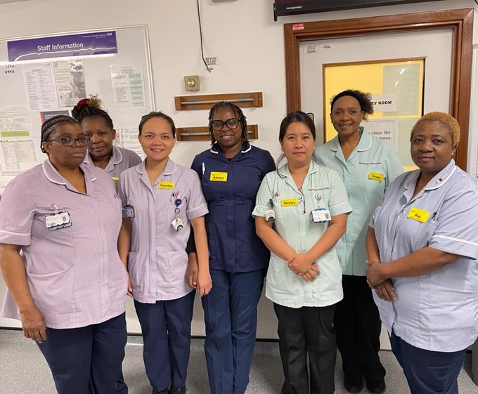 Members of staff at St George's