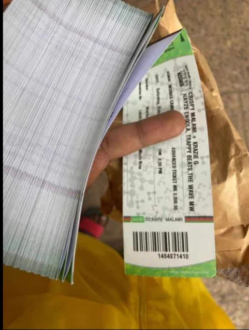 Tickets in stock