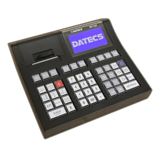 Ταμειακή μηχανή Εστιατορίου DATECS WP-500.
Ταμειακή Εστιατορίου σύμφωνα με τις τελευταίες τεχνικές προδιαγραφές  Α1173/22.
