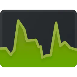 Alternate version with a dark gray background and green graph, found in imageres.dll.