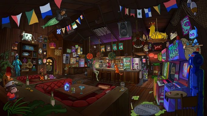 Inside the Bored Ape Yacht Club.