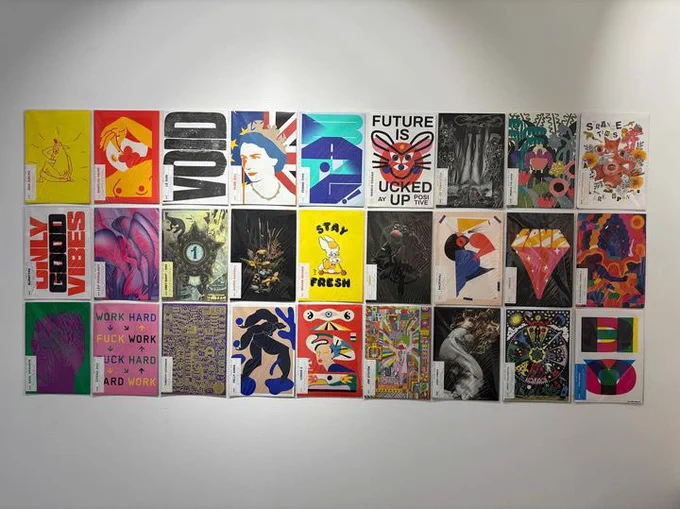 Posterzine displayed in South Korea