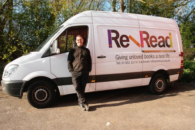 Photo of the ReRead van
