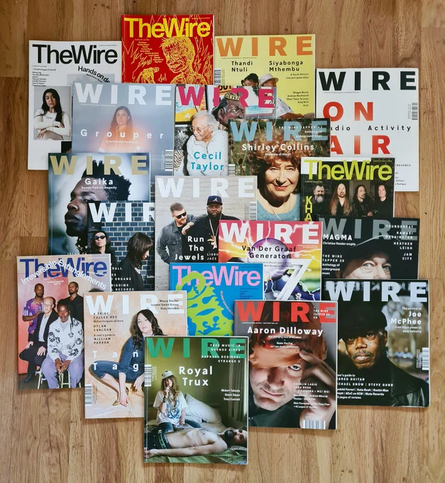 A selection of back issues of The Wire