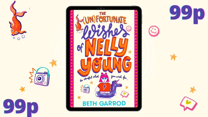 Cover of The Unfortunate Wishes of Nelly Young by Beth Garrod. 99p