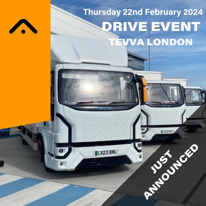 Tevva host their first drive event of 2024 on Thursday February 22nd at Tevva London in Tilbury. Register in the link provided.