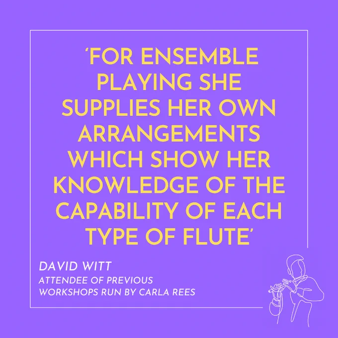 For ensemble playing she supplies her own arrangements which show her knowledge of the capability of each type of flute’ - David Witt