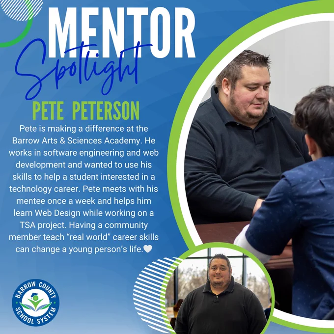 mentor with student