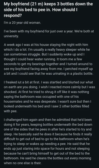 Screenshot of a post from the relationships subreddit. See transcript here: https://pastebin.com/raw/REiTPxpZ