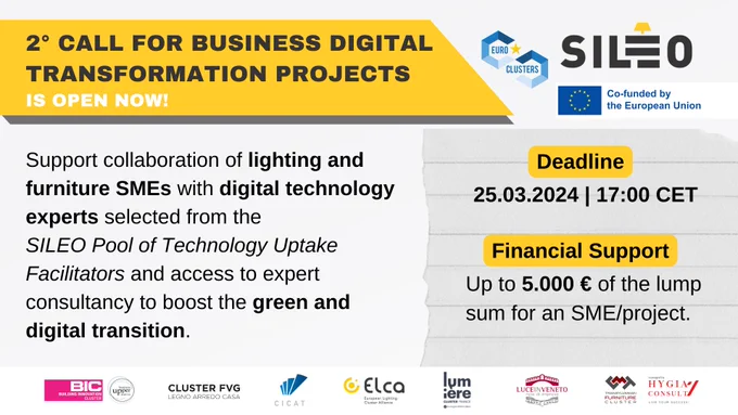 SILEO Eurocluster 2° Open Call for Business Digital Transformation Projects