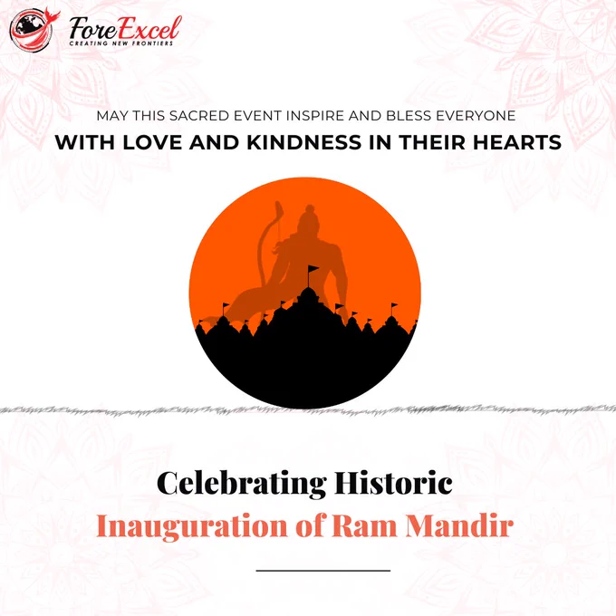 On this occassion of #historicmoment, #ForeExcel wishes you all pave the way for a brighter, more united, and more harmonious future.