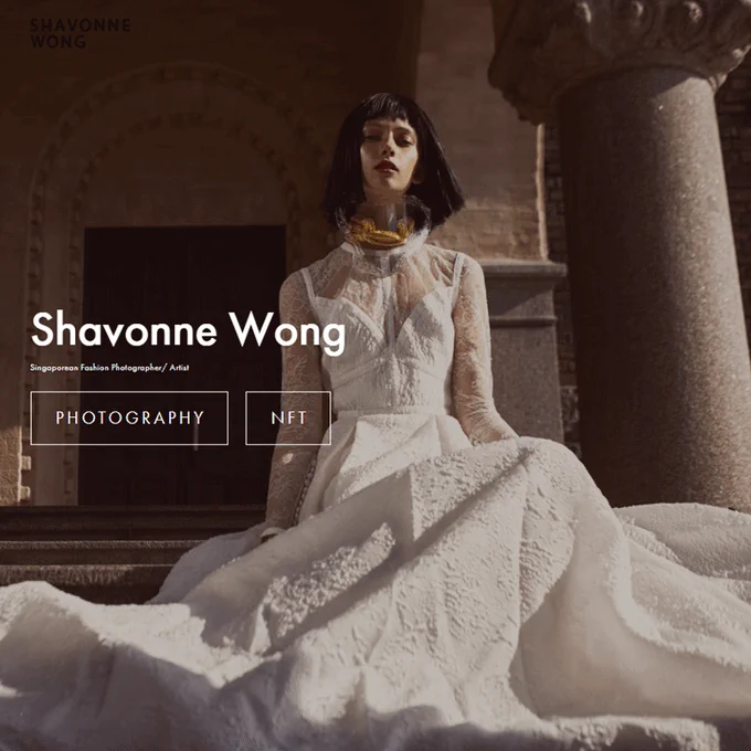 Shavonne Wong is a digital artist and 3D virtual model creator with a background in fashion and advertising photography.

Her work, recognized in Forbes 30 Under 30 Asia in 2020, often features life-like virtual models in surreal digital landscapes.

She collaborates with major names like Vogue Singapore, Bang & Olufsen, and Marie Claire, while her works have been showcased at Sotheby’s.