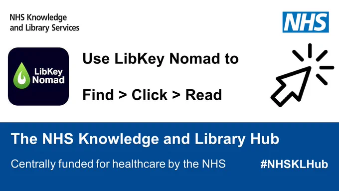 LibKey Nomad and the NHS Knowledge and Library Hub - read faster
