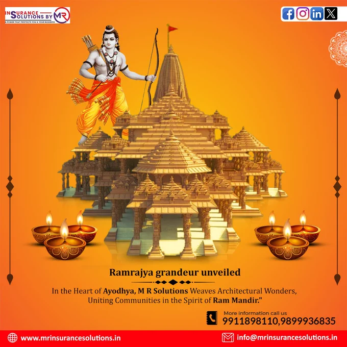 "Building the spiritual foundation of the 𝐑𝐚𝐦 𝐌𝐚𝐧𝐝𝐢𝐫 with unwavering faith, and securing the journey ahead with the protective embrace of 𝐌 𝐑 𝐈𝐧𝐬𝐮𝐫𝐚𝐧𝐜𝐞 𝐒𝐨𝐥𝐮𝐭𝐢𝐨𝐧𝐬."
.
.
📞𝐂𝐀𝐋𝐋 𝐔𝐒 𝐍𝐎𝐖 = 9899936835
📩 𝐄𝐦𝐚𝐢𝐥 𝐔𝐬: Corporate.care@mrinsurancesolutions.in
.
.
#MRInsuranceSolutions #rammandir #ayodhya #ram #mandir #devotion # #traditional #god #blessing #trending #sitamata #ayodhyanagari