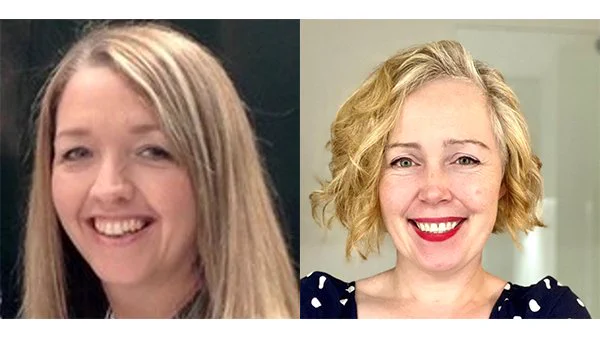 Debbie Watson (left) & Dr Rebecca Fletcher (right). 