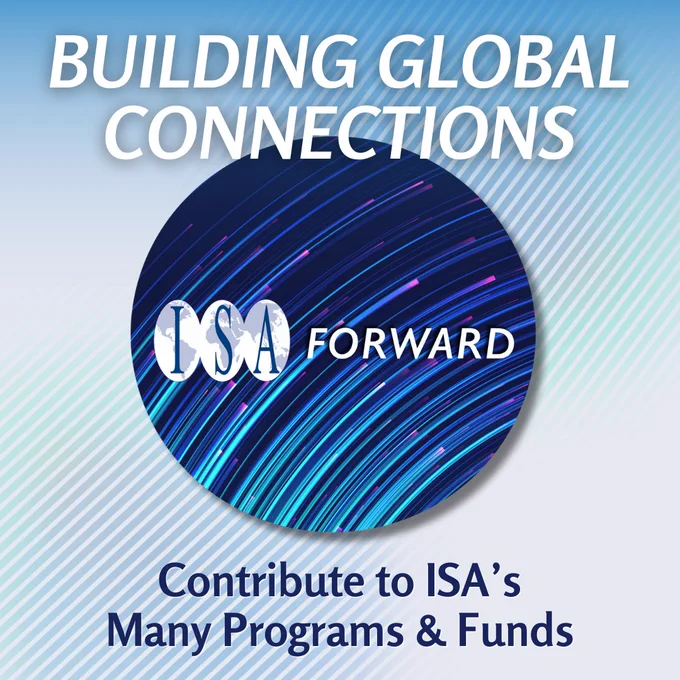 ISA Forward - Contribute to ISA's many programs and Funds.
Image - ISA Forward Logo 