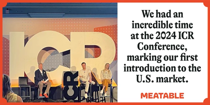 Our CTO and Co-founder Daan Luining and CCO Caroline Wilschut hosted a Fireside Chat, where they educated the crowd about our differentiated #cultivatedmeat and mission to pioneer a new frontier in food - one cell at a time. 