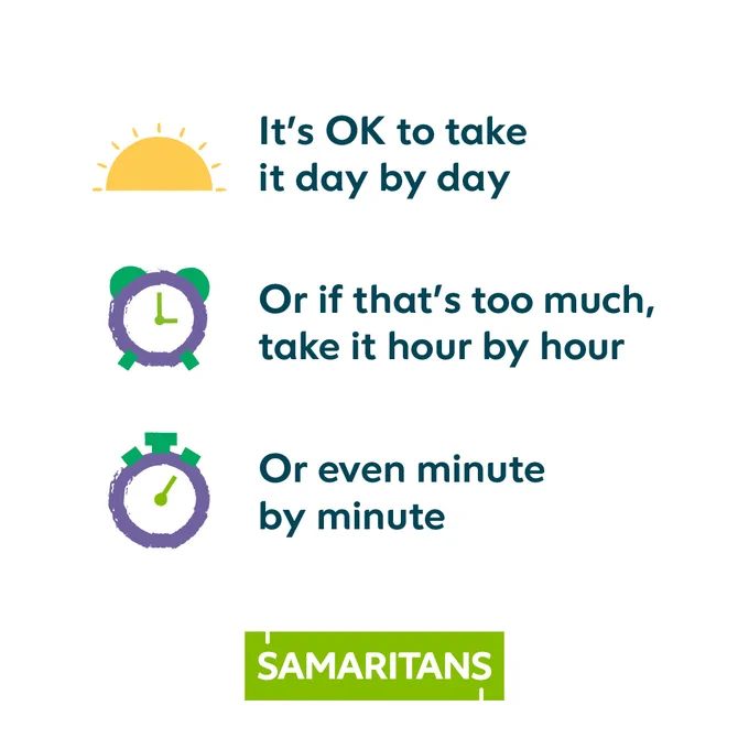 It's OK to take it day by day 

Or if that's too much, take it hour by hour

Or even minute by minute