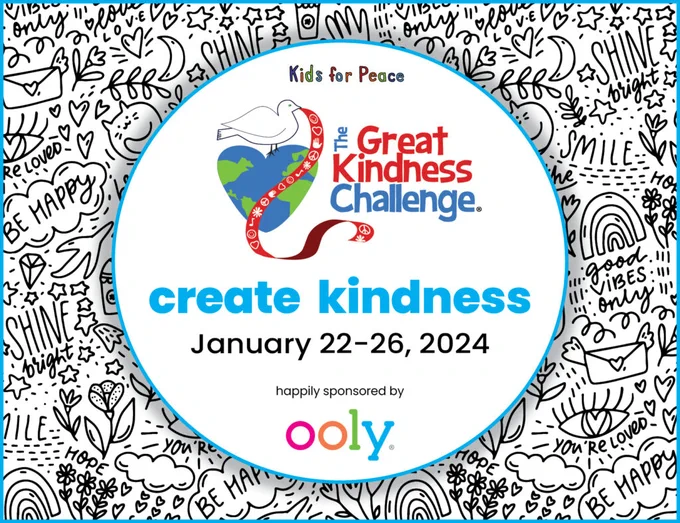 A logo that says Create Kindness January 22-26, 2024.