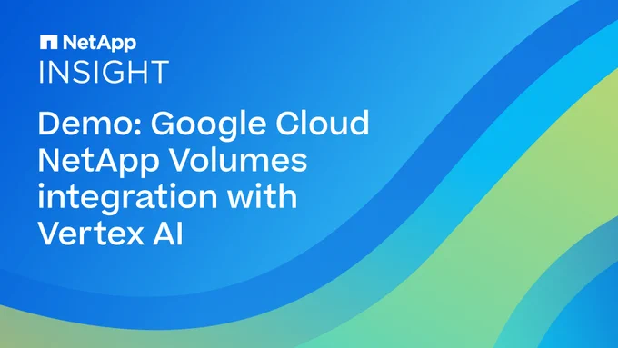 Google Cloud NetApp Volumes integration with Vertex AI