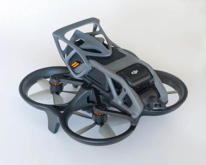 3d printed organic topoly optimised design for avata dji drone tail