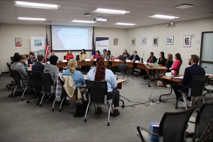 student advisory council meeting in person