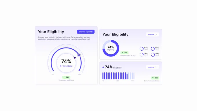 User interface for a lending app