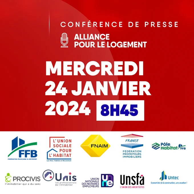 Conférence de presse Alliance pour le logement