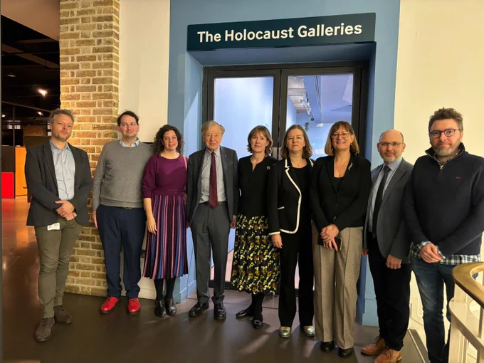 Fleur Anderson MP and members of the APPG for genocide prevention at the Imperial War Museum