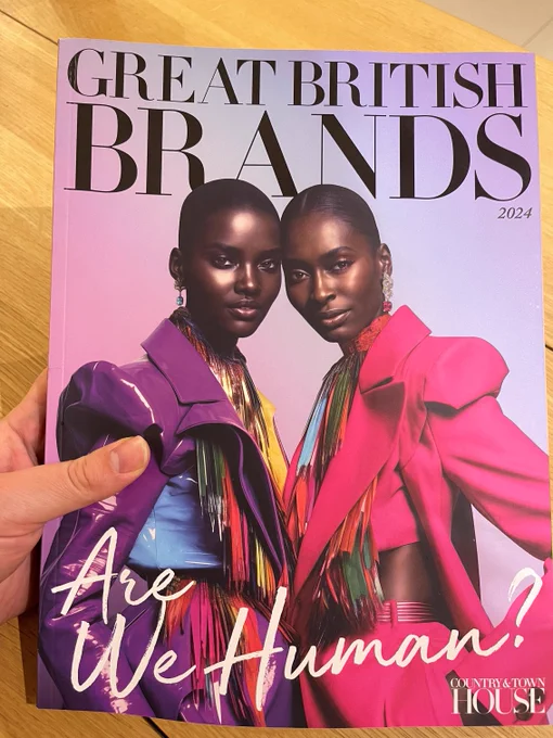 An image of the front cover of Country & Town House Great British Brands 2024