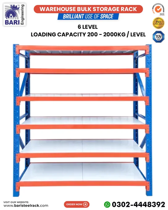 #WarehouseRack #IndustrialRack #StorageSolutions #SteelRacks #BariEngineering #KarachiStorage #BulkStorage #Organization #SpaceOptimization