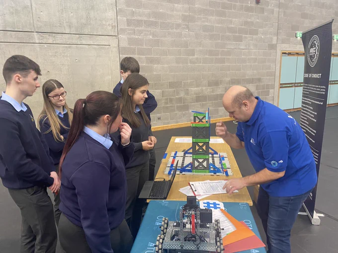Inspection at ATU before the VEX competition