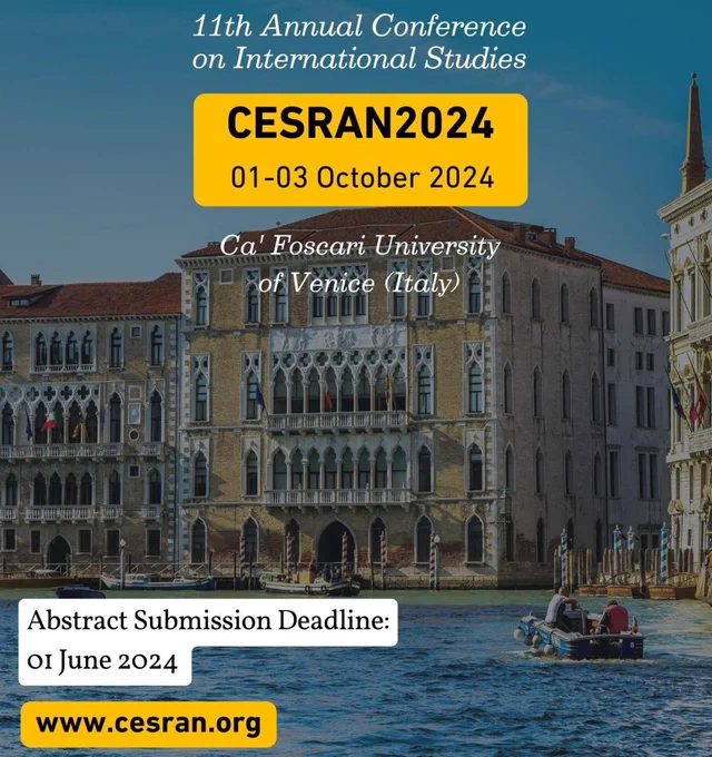 The 11th Annual Conference on International Studies is in October in Venice