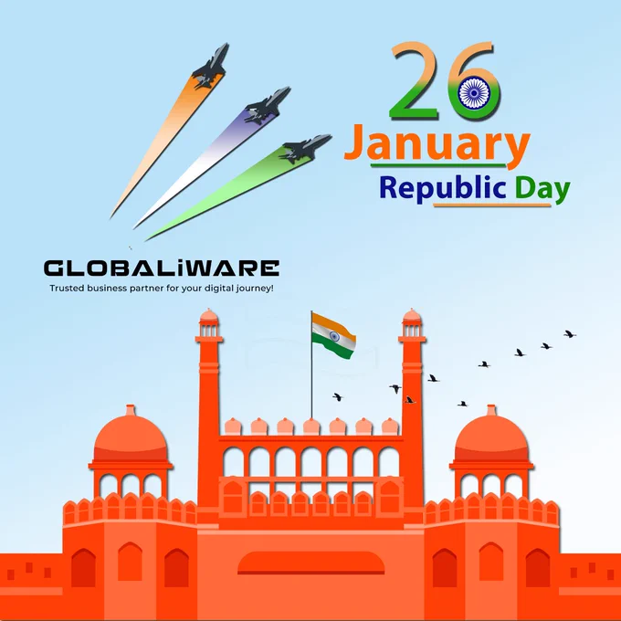 On 26 November 1949, the Constituent Assembly of India adopted  the Constitution of India, and it came into effect on 26 January 1950.
Republic Day is celebrated annually with a public parade along the broad Rajpath avenue in New Delhi. 
May Republic Day infuse every heart with great spirits and love for all. 
Wishing a very Happy Republic Day to everyone celebrating. 🇮🇳 💗 
#republicday #republicday2024 #globaliware 