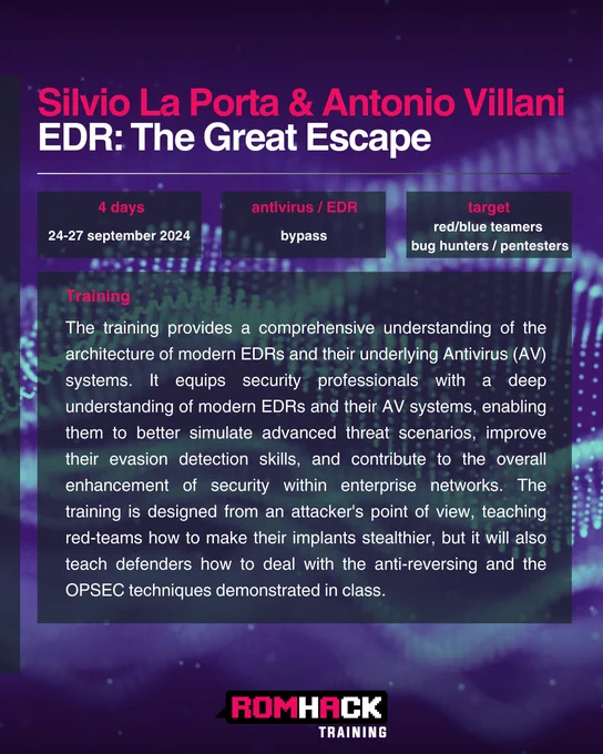 Silvio la porta e Antonio villani 
Edr: the great escape 