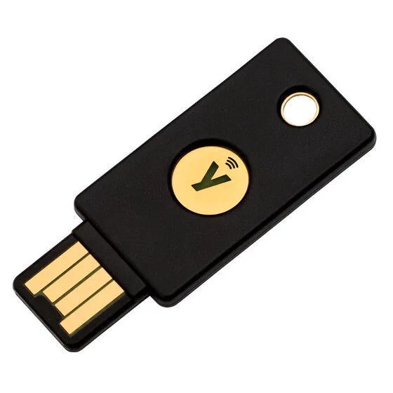 Image of a Yubikey security key