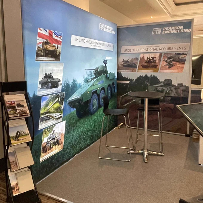 Pearson Engineering stand at IAV 2024.
