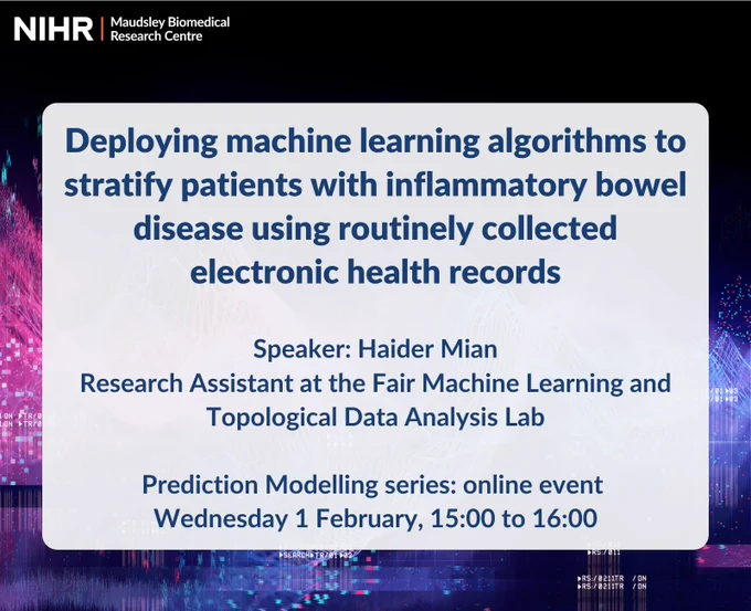 Deploying machine learning algorithms to stratify patients with inflammatory bowel disease using routinely collected electronic health records
