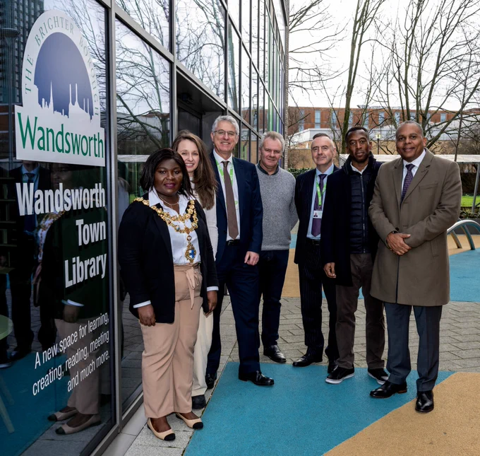 Pictures from the opening of the new Wandsworth Town Library