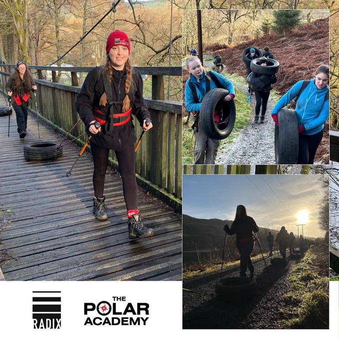 Training tyre haul | The Polar Academy | RADIX