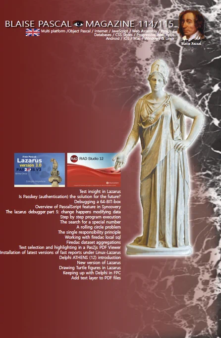 Cover of Blaise Pascal Magazine 114/115
