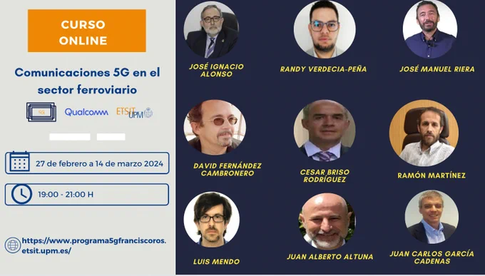 El objetivo del curso “Comunicaciones 5G en el Sector Ferroviario” es ofrecer una perspectiva integral de los aspectos técnicos y estratégicos de la tecnología móvil 5G en el sector ferroviario.