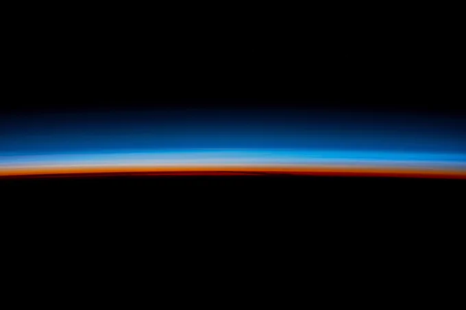 A view of Earth's horizon by ESA project astronaut Marcus Wandt during his mission on the International Space Station. Credits: ESA – M. Wandt