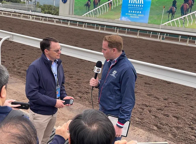 Nick Childs interviews Aidan O'Brien. 