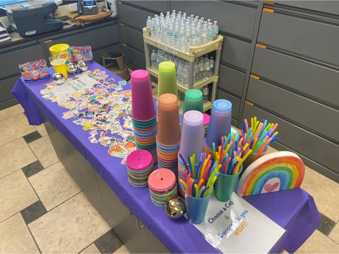 MMS Staff Refresh Station for Parent/Teacher Conferences! 