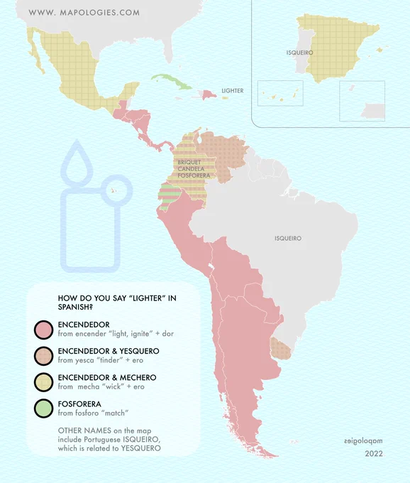 Lighter in Spanish