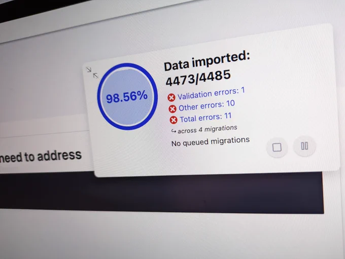 Screenshot of Acquia Migrate Accelerate on my blog
