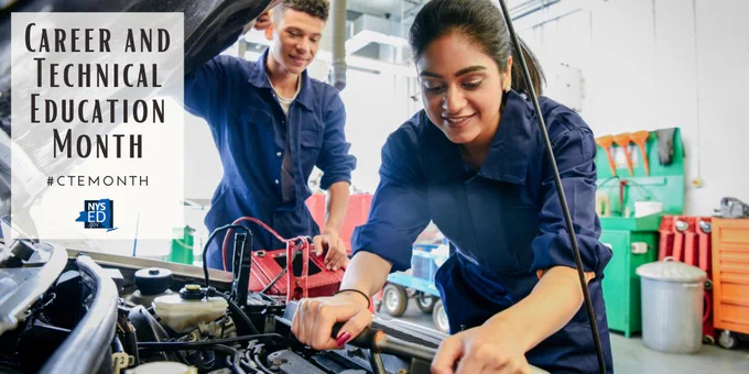 Image of student in automotive training program
Career and Technical Education Month
#CTEMonth