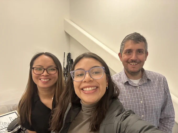 Mela Villa Gomez poses for a photo with staff from the Licensing Department.

