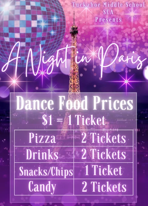 Dance prices